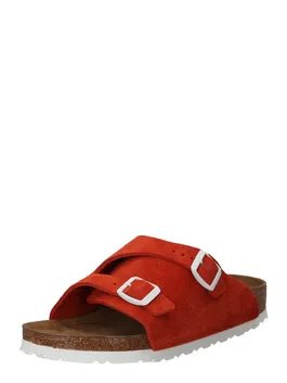 BIRKENSTOCK Saboți 'Zürich' roșu / alb