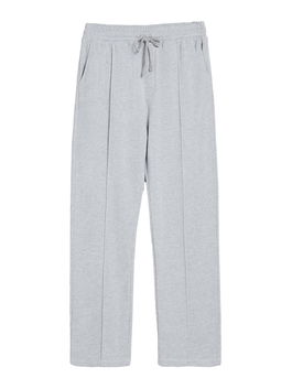 Bershka Pantaloni cu dungă gri