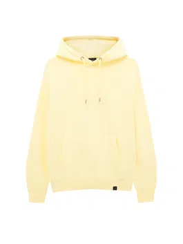 Pull&Bear Bluză de molton galben deschis