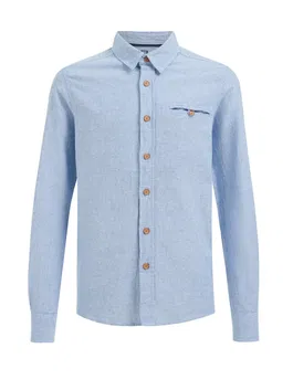 WE Fashion Cămașă albastru deschis