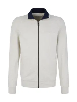 TOM TAILOR Hanorac albastru noapte / gri deschis