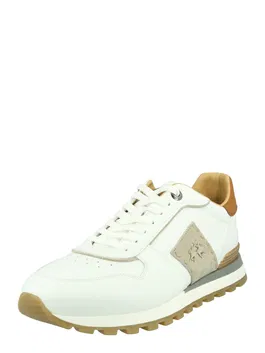 La Martina Sneaker low maro caramel / gri taupe / alb