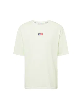 Tommy Jeans Tricou bleumarin / verde pastel / roșu intens / alb