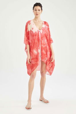 DEFACTO Tie Dye Long Kimono