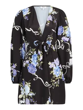 Dorothy Perkins Petite Rochie albastru / negru