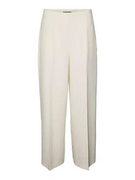 VERO MODA Pantaloni cu dungă 'Anipauline' crem