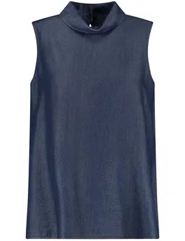 SAMOON Bluză albastru denim