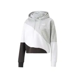 PUMA Hanorac sport gri amestecat / negru / alb