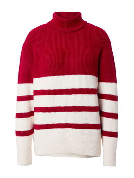 Dorothy Perkins Pulover roşu închis / alb murdar