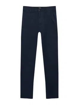 Pull&Bear Pantaloni bleumarin