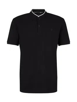 TOM TAILOR DENIM Tricou negru / alb