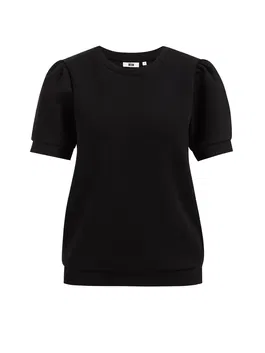 WE Fashion Bluză de molton negru