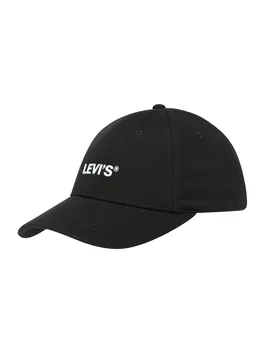 LEVI'S Șapcă negru / alb