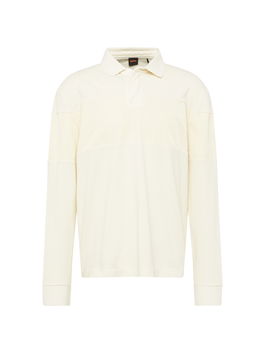 BOSS Orange Tricou șampanie / alb