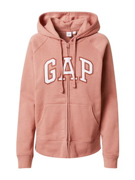 GAP Hanorac maro caramel / roz pal / alb