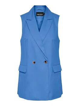 PIECES Vestă de costum 'Tally' albastru