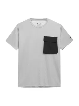4F Tricou funcțional gri / negru