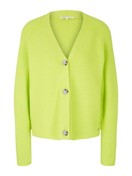 TOM TAILOR DENIM Geacă tricotată galben citron