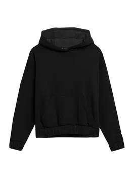 4F Bluză de molton negru