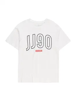 Jack & Jones Junior Tricou 'COLINN' albastru noapte / roșu deschis / alb