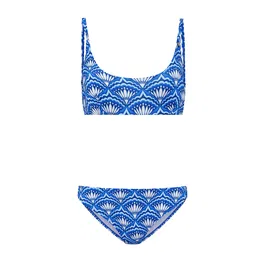 Shiwi Costum de baie două piese 'LOU' albastru regal / alb