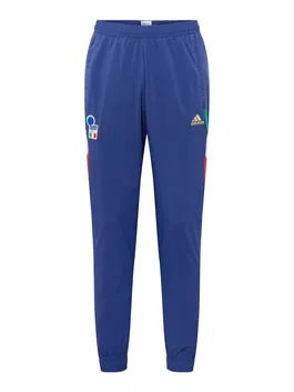 ADIDAS SPORTSWEAR Pantaloni sport nisipiu / albastru închis / roșu / alb