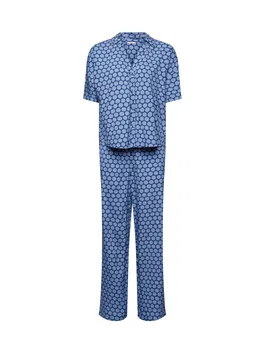 ESPRIT Pijama albastru / albastru închis
