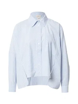 River Island Bluză albastru deschis / alb