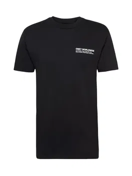 Obey Tricou negru / alb