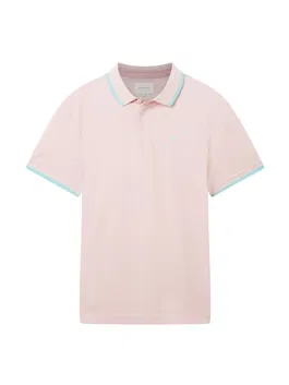 TOM TAILOR Tricou albastru deschis / roz deschis / alb