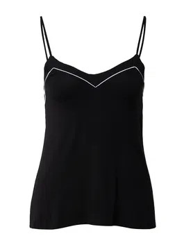 Hunkemöller Maiou 'Cami' negru / alb