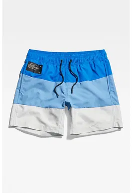 Pantaloni scurti de baie cu model colorblock Dirik