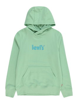 LEVI'S Bluză de molton albastru deschis / verde kiwi