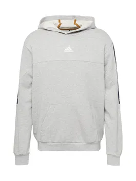 ADIDAS SPORTSWEAR Hanorac sport bleumarin / gri amestecat / alb