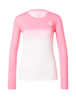 BIDI BADU Tricou funcțional roz / alb