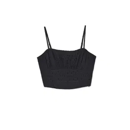 Cropp - Top scurt - Negru