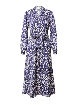 Neo Noir Rochie tip bluză 'Cilian' bleumarin / alb