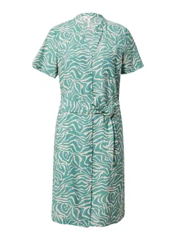 OBJECT Rochie 'SELINE' verde smarald / alb