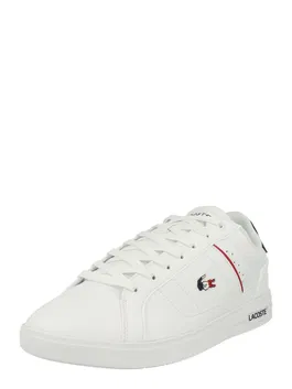 LACOSTE Sneaker low 'EUROPA' bleumarin / roșu / alb