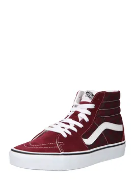 VANS Sneaker înalt roșu bordeaux / alb