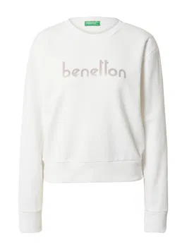 UNITED COLORS OF BENETTON Bluză de molton alb
