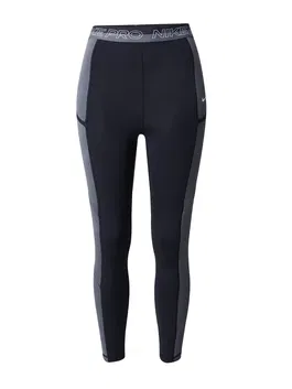 NIKE Pantaloni sport gri închis / negru / alb