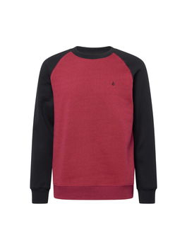 Volcom Bluză de molton 'HOMAK' roșu / negru