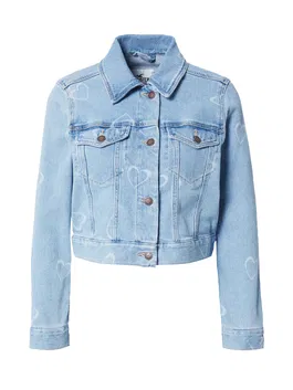 HOLLISTER Geacă de primăvară-toamnă albastru denim / albastru pastel