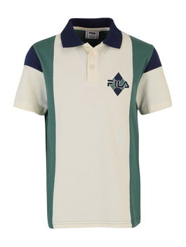 FILA Tricou 'TECHELSDORF' ecru / bleumarin / verde închis