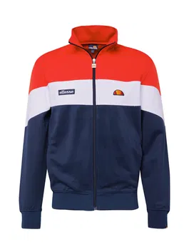 ELLESSE Hanorac 'Caprini' bleumarin / roșu / alb