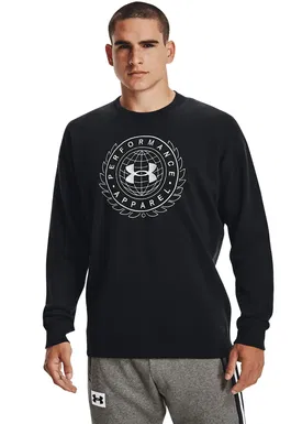 Bluza din material fleece cu logo pentru antrenament Rival