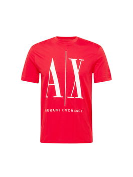 ARMANI EXCHANGE Tricou '8NZTPA' roșu / alb