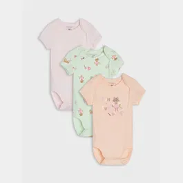 Sinsay - Set de 3 body-uri - Roz