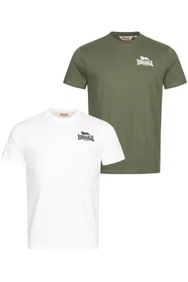 Lonsdale Men's t-shirt regular fit double pack